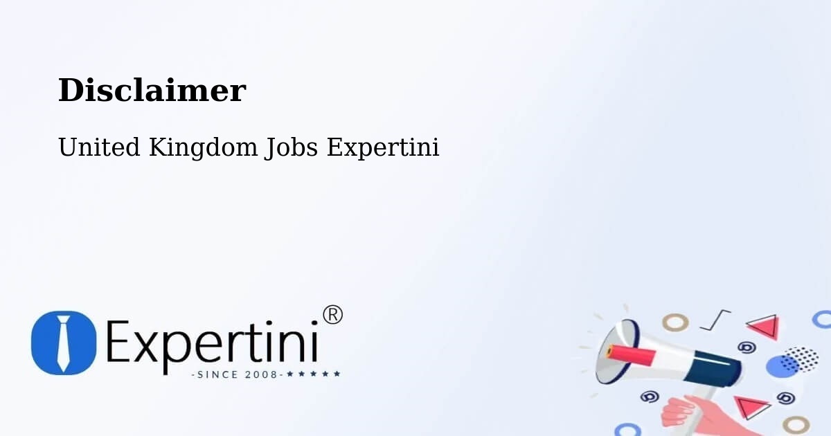 Disclaimer – Euxton - United Kingdom Jobs Expertini